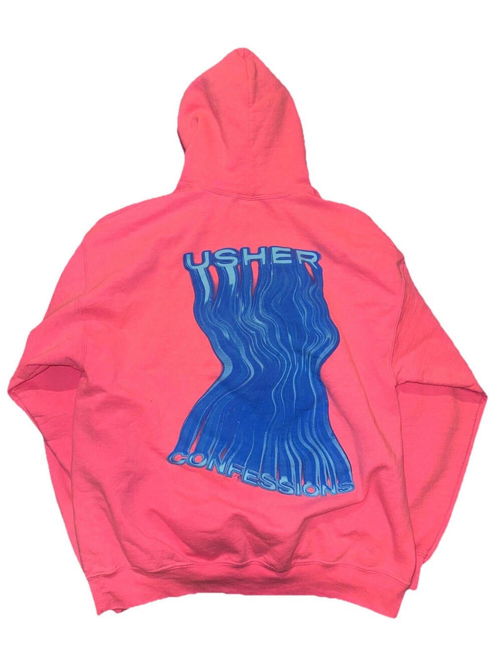 Usher My Way Las Vegas Residency Hoodie Pink Concert Tour Merch Confessions 2023